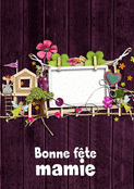 Jolie carte cr&eacute;ative pour mamie